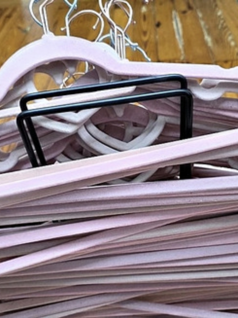 Pink Felt Hangers 75